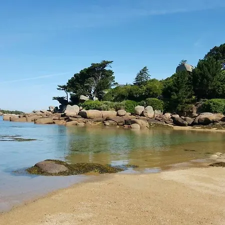 Duplex A Ploumanac'H Plage De Saint-Guirec Perros-Guirec Exterior foto